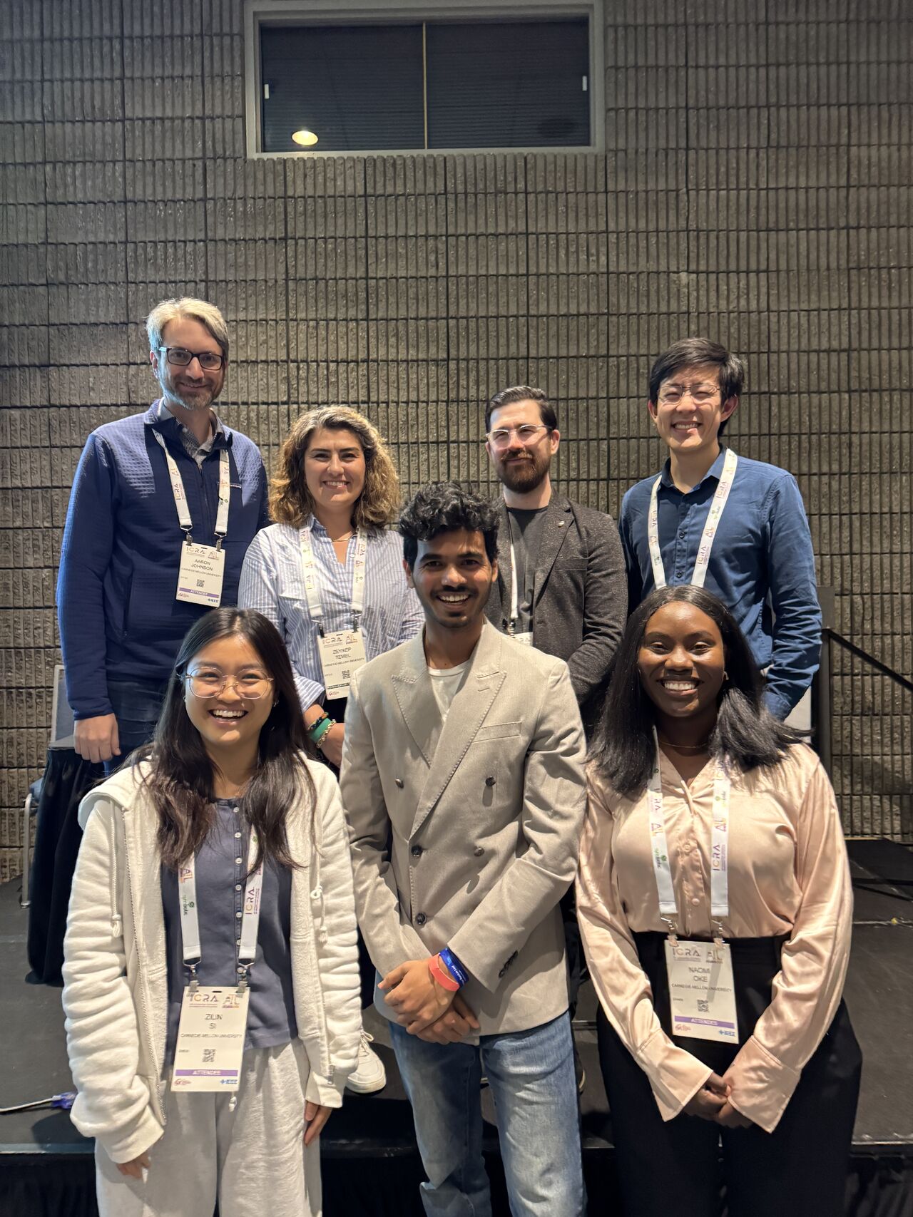 Naomi and co-organizers for the 2025 Unconventional Robots Workshop at ICRA